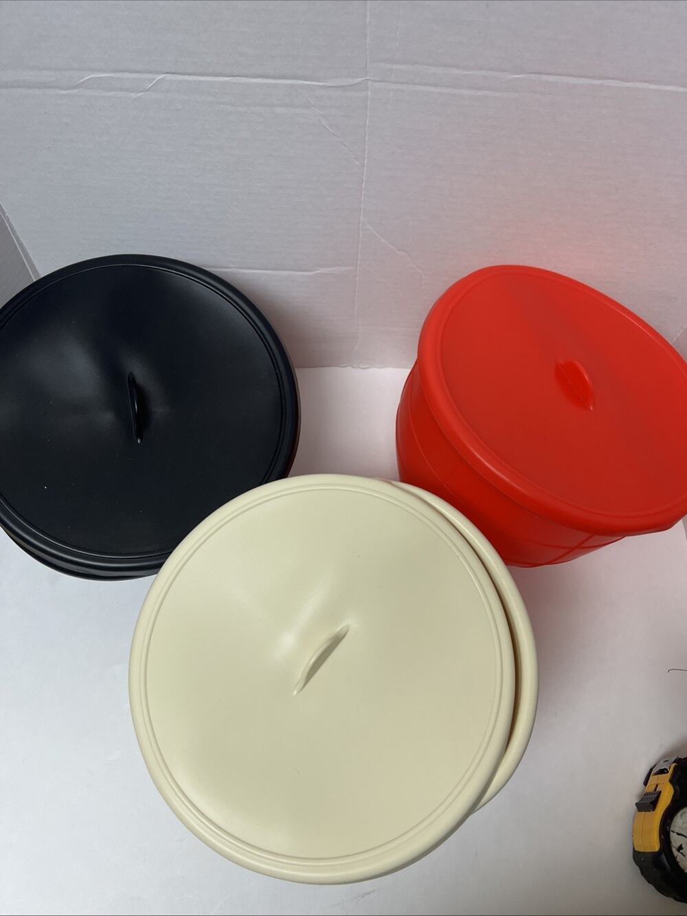 3 Pack Silicone Bowl Liners & Lids Fits 4.5 5 Qt Tilt Head Stand Mixer